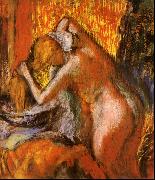 Edgar Degas Apres le Bain oil painting artist